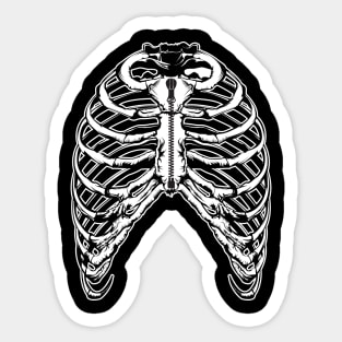 rib cage Sticker